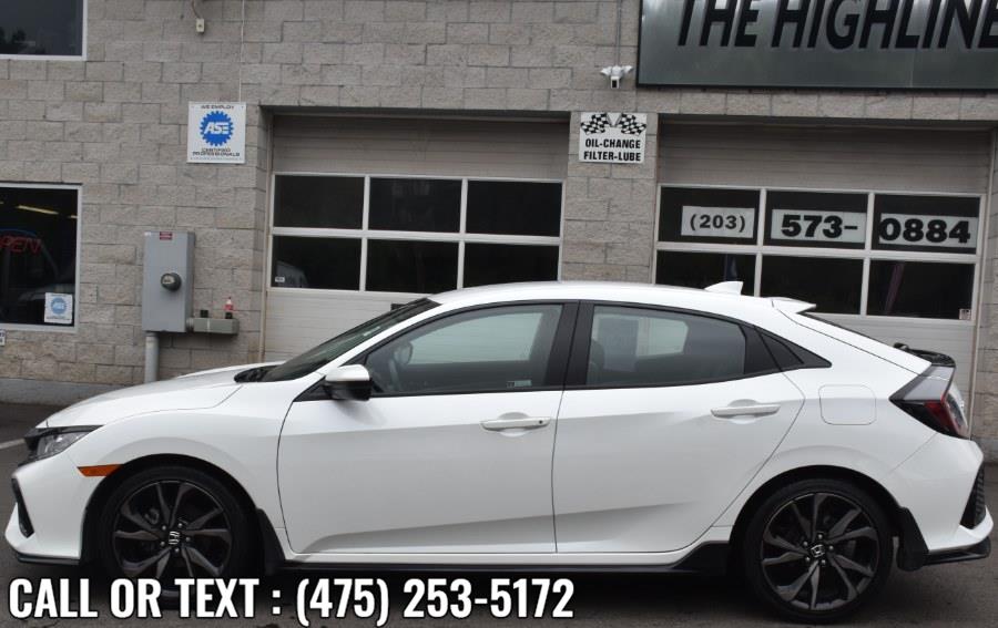 Used Honda Civic Hatchback Sport CVT 2018 | Highline Car Connection. Waterbury, Connecticut Used Honda Civic Hatchback Sport CVT 2018 | Highline Car Connection. Waterbury, Connecticut