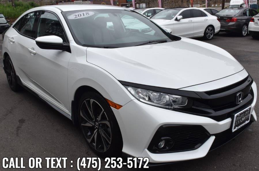 Used Honda Civic Hatchback Sport CVT 2018 | Highline Car Connection. Waterbury, Connecticut Used Honda Civic Hatchback Sport CVT 2018 | Highline Car Connection. Waterbury, Connecticut