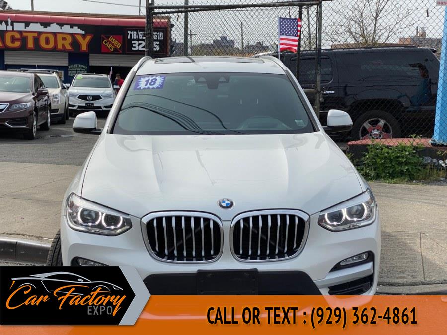 Used BMW X3 xDrive30i Sports Activity Vehicle 2018 | Car Factory Inc.. Bronx, New York Used BMW X3 xDrive30i Sports Activity Vehicle 2018 | Car Factory Inc.. Bronx, New York