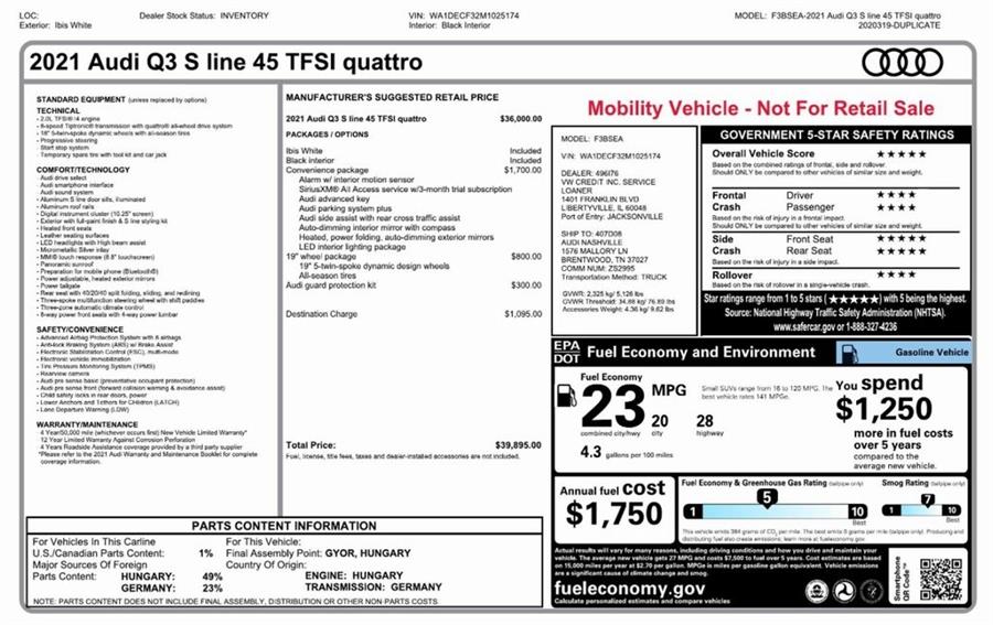 Used Audi Q3 Premium S line 2021 | Elite Imports LLC. West Chester, Ohio Used Audi Q3 Premium S line 2021 | Elite Imports LLC. West Chester, Ohio