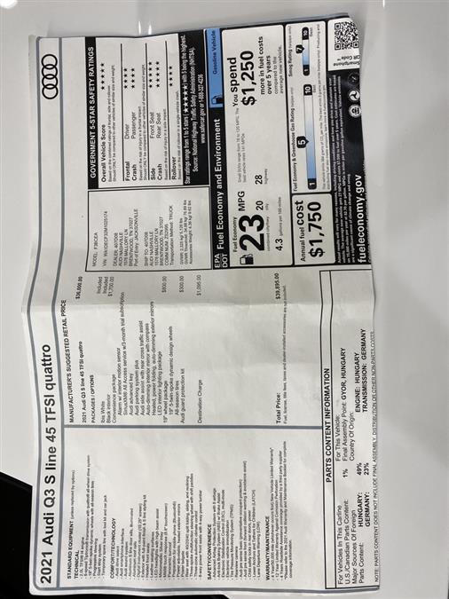 Used Audi Q3 Premium S line 2021 | Elite Imports LLC. West Chester, Ohio Used Audi Q3 Premium S line 2021 | Elite Imports LLC. West Chester, Ohio