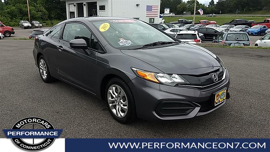 2015 Honda Civic Coupe 2dr CVT LX, available for sale in Wilton, Connecticut | Performance Motor Cars Of Connecticut LLC. Wilton, Connecticut
