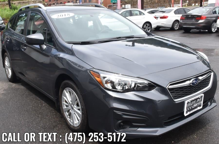 Used Subaru Impreza 2.0i Premium 5-door CVT 2018 | Highline Car Connection. Waterbury, Connecticut Used Subaru Impreza 2.0i Premium 5-door CVT 2018 | Highline Car Connection. Waterbury, Connecticut