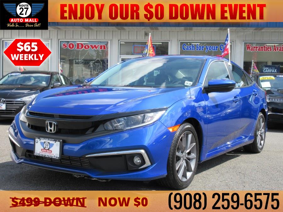 2020 Honda Civic Sedan EX CVT, available for sale in Linden, New Jersey | Route 27 Auto Mall. Linden, New Jersey 2020 Honda Civic Sedan EX CVT, available for sale in Linden, New Jersey | Route 27 Auto Mall. Linden, New Jersey