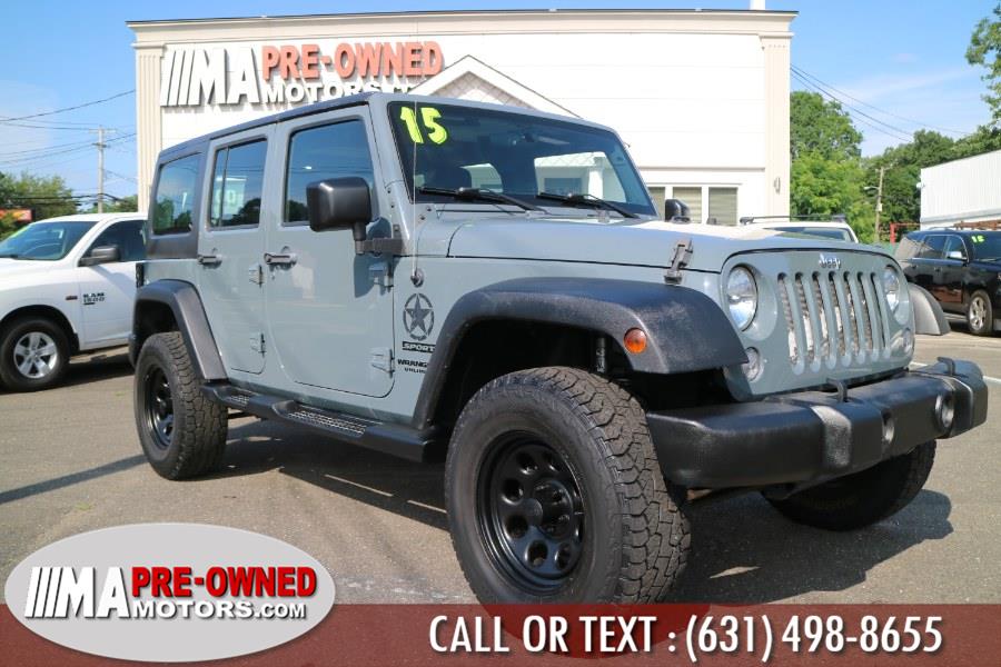 2015 Jeep Wrangler unLtd 4WD 4dr Sport, available for sale in Huntington Station, New York | M & A Motors. Huntington Station, New York