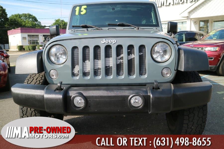 2015 Jeep Wrangler unLtd 4WD 4dr Sport, available for sale in Huntington Station, New York | M & A Motors. Huntington Station, New York 2015 Jeep Wrangler unLtd 4WD 4dr Sport, available for sale in Huntington Station, New York | M & A Motors. Huntington Station, New York