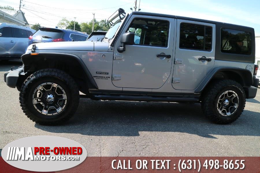2015 Jeep Wrangler Unlimited 4WD 4dr Sport, available for sale in Huntington Station, New York | M & A Motors. Huntington Station, New York 2015 Jeep Wrangler Unlimited 4WD 4dr Sport, available for sale in Huntington Station, New York | M & A Motors. Huntington Station, New York