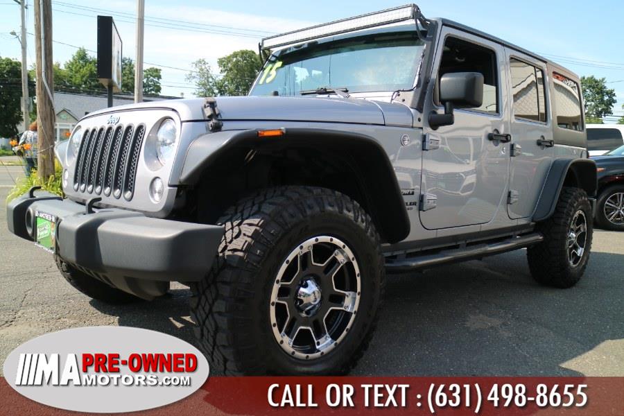 2015 Jeep Wrangler Unlimited 4WD 4dr Sport, available for sale in Huntington Station, New York | M & A Motors. Huntington Station, New York 2015 Jeep Wrangler Unlimited 4WD 4dr Sport, available for sale in Huntington Station, New York | M & A Motors. Huntington Station, New York