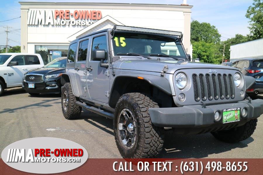 2015 Jeep Wrangler Unlimited 4WD 4dr Sport, available for sale in Huntington Station, New York | M & A Motors. Huntington Station, New York 2015 Jeep Wrangler Unlimited 4WD 4dr Sport, available for sale in Huntington Station, New York | M & A Motors. Huntington Station, New York