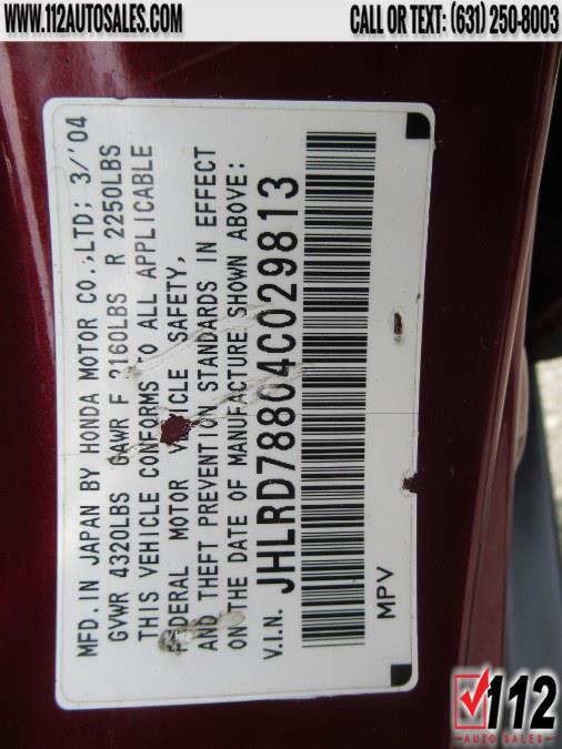 Used Honda CR-V 4WD EX Auto 2004 | 112 Auto Sales. Patchogue, New York Used Honda CR-V 4WD EX Auto 2004 | 112 Auto Sales. Patchogue, New York