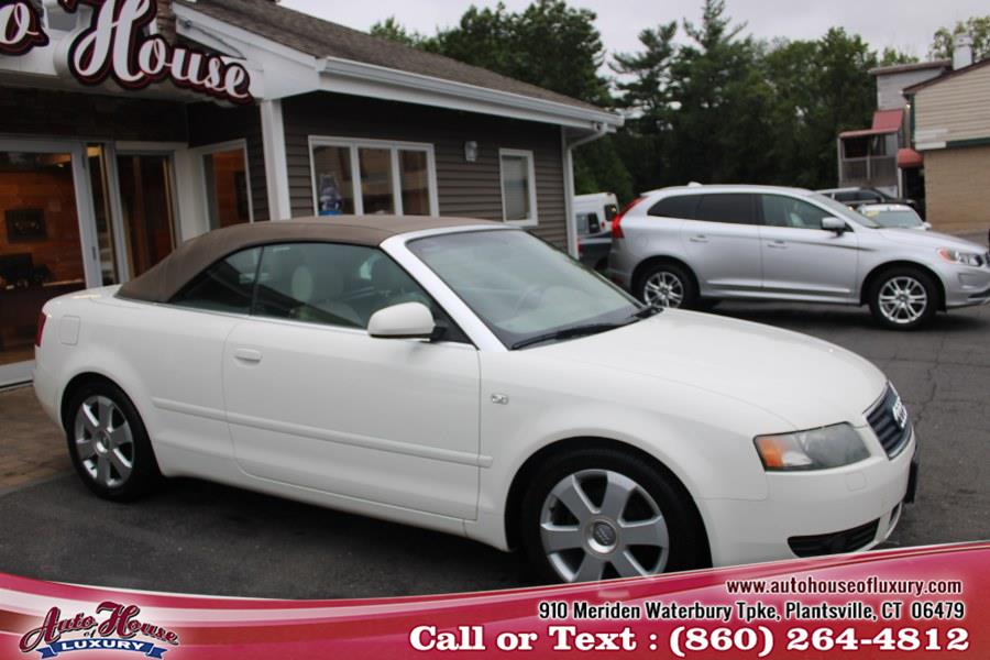 2004 Audi A4 2004 2dr Cabriolet 1.8T CVT, available for sale in Plantsville, Connecticut | Auto House of Luxury. Plantsville, Connecticut 2004 Audi A4 2004 2dr Cabriolet 1.8T CVT, available for sale in Plantsville, Connecticut | Auto House of Luxury. Plantsville, Connecticut