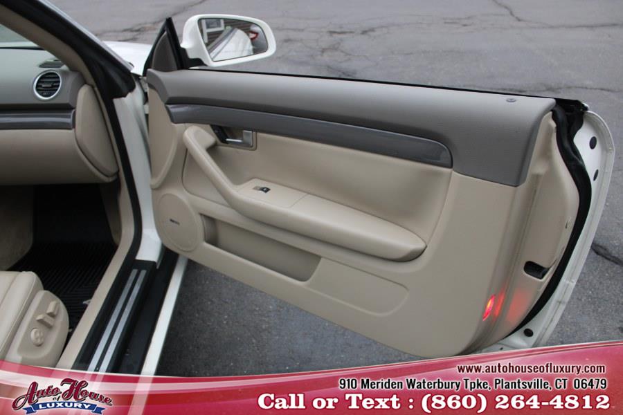 2004 Audi A4 2004 2dr Cabriolet 1.8T CVT, available for sale in Plantsville, Connecticut | Auto House of Luxury. Plantsville, Connecticut 2004 Audi A4 2004 2dr Cabriolet 1.8T CVT, available for sale in Plantsville, Connecticut | Auto House of Luxury. Plantsville, Connecticut
