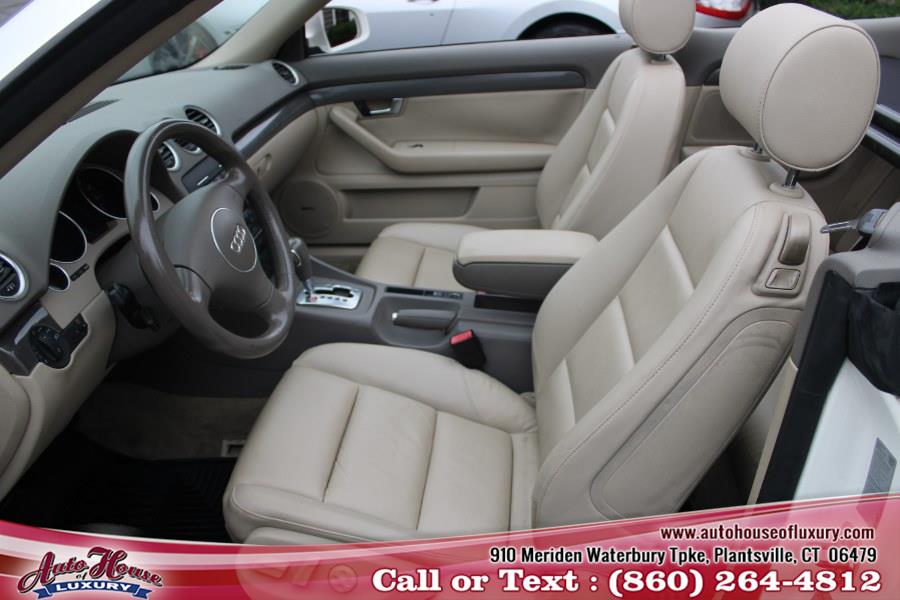 2004 Audi A4 2004 2dr Cabriolet 1.8T CVT, available for sale in Plantsville, Connecticut | Auto House of Luxury. Plantsville, Connecticut 2004 Audi A4 2004 2dr Cabriolet 1.8T CVT, available for sale in Plantsville, Connecticut | Auto House of Luxury. Plantsville, Connecticut