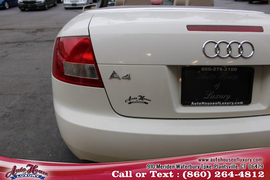 2004 Audi A4 2004 2dr Cabriolet 1.8T CVT, available for sale in Plantsville, Connecticut | Auto House of Luxury. Plantsville, Connecticut 2004 Audi A4 2004 2dr Cabriolet 1.8T CVT, available for sale in Plantsville, Connecticut | Auto House of Luxury. Plantsville, Connecticut