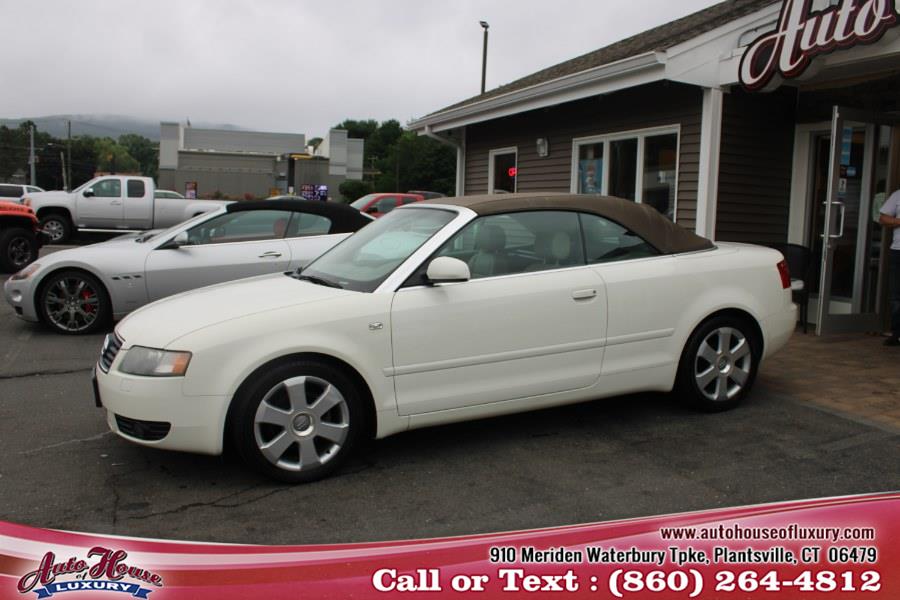2004 Audi A4 2004 2dr Cabriolet 1.8T CVT, available for sale in Plantsville, Connecticut | Auto House of Luxury. Plantsville, Connecticut 2004 Audi A4 2004 2dr Cabriolet 1.8T CVT, available for sale in Plantsville, Connecticut | Auto House of Luxury. Plantsville, Connecticut