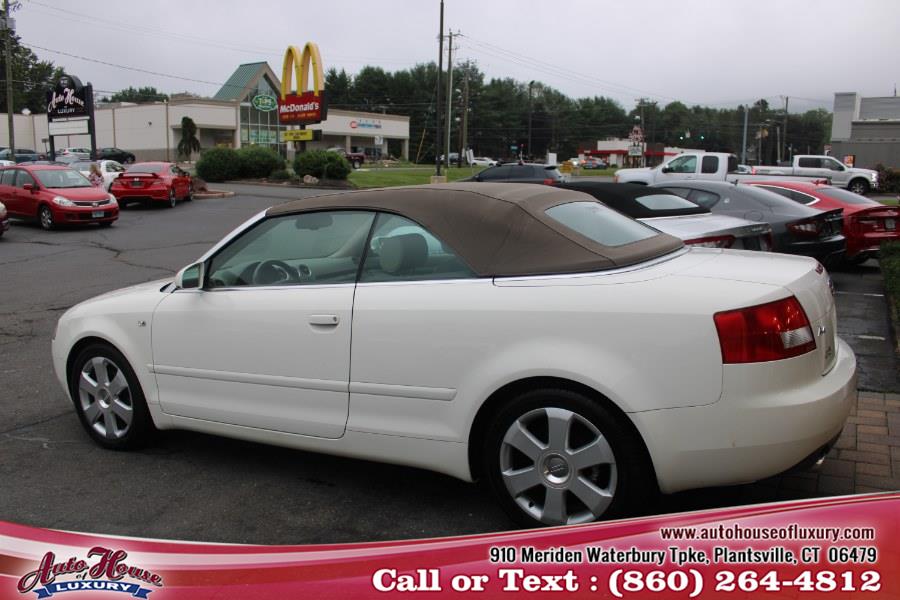 2004 Audi A4 2004 2dr Cabriolet 1.8T CVT, available for sale in Plantsville, Connecticut | Auto House of Luxury. Plantsville, Connecticut 2004 Audi A4 2004 2dr Cabriolet 1.8T CVT, available for sale in Plantsville, Connecticut | Auto House of Luxury. Plantsville, Connecticut
