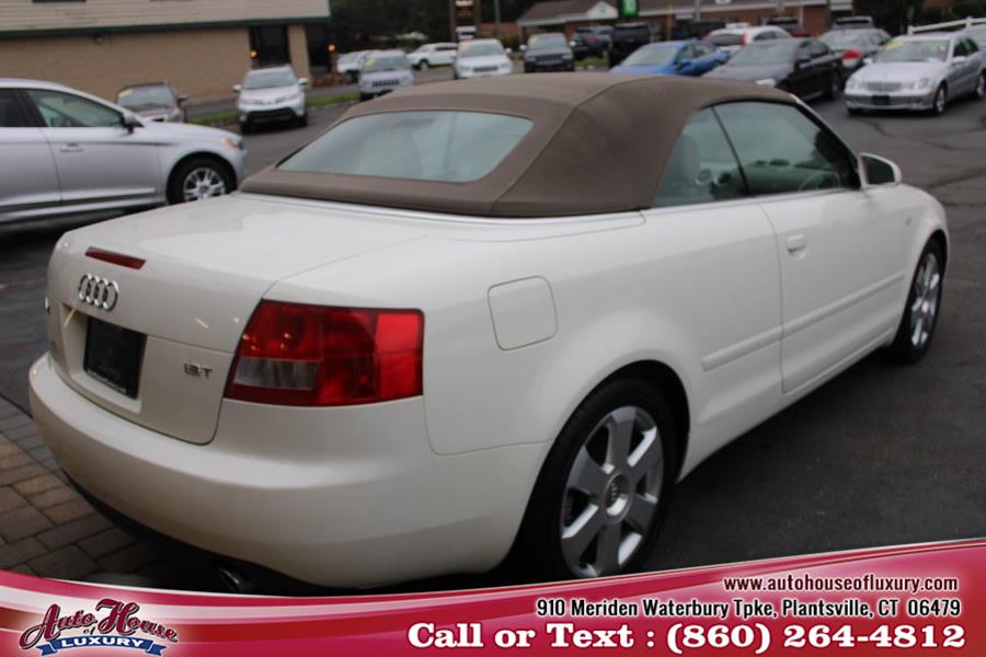 2004 Audi A4 2004 2dr Cabriolet 1.8T CVT, available for sale in Plantsville, Connecticut | Auto House of Luxury. Plantsville, Connecticut 2004 Audi A4 2004 2dr Cabriolet 1.8T CVT, available for sale in Plantsville, Connecticut | Auto House of Luxury. Plantsville, Connecticut