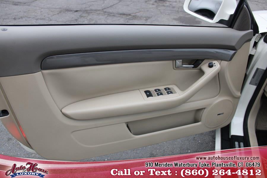 2004 Audi A4 2004 2dr Cabriolet 1.8T CVT, available for sale in Plantsville, Connecticut | Auto House of Luxury. Plantsville, Connecticut 2004 Audi A4 2004 2dr Cabriolet 1.8T CVT, available for sale in Plantsville, Connecticut | Auto House of Luxury. Plantsville, Connecticut