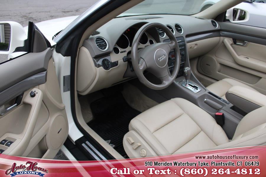 2004 Audi A4 2004 2dr Cabriolet 1.8T CVT, available for sale in Plantsville, Connecticut | Auto House of Luxury. Plantsville, Connecticut 2004 Audi A4 2004 2dr Cabriolet 1.8T CVT, available for sale in Plantsville, Connecticut | Auto House of Luxury. Plantsville, Connecticut