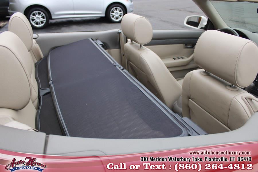 2004 Audi A4 2004 2dr Cabriolet 1.8T CVT, available for sale in Plantsville, Connecticut | Auto House of Luxury. Plantsville, Connecticut 2004 Audi A4 2004 2dr Cabriolet 1.8T CVT, available for sale in Plantsville, Connecticut | Auto House of Luxury. Plantsville, Connecticut