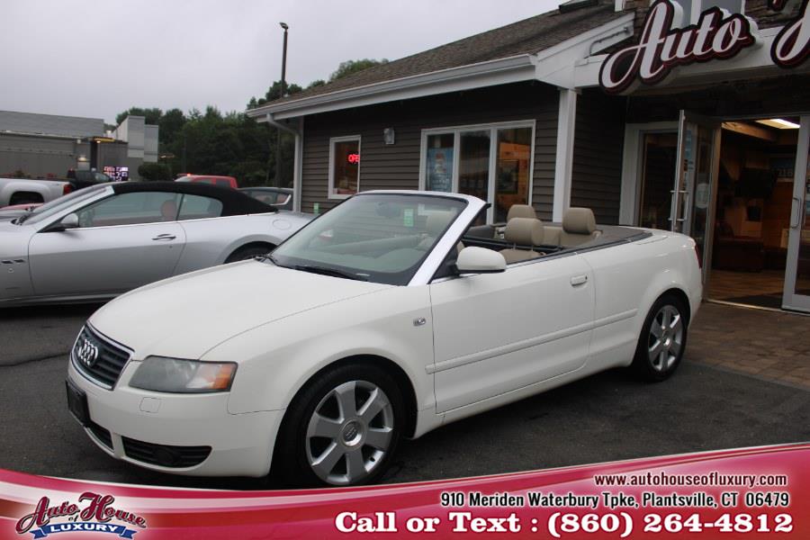 2004 Audi A4 2004 2dr Cabriolet 1.8T CVT, available for sale in Plantsville, Connecticut | Auto House of Luxury. Plantsville, Connecticut 2004 Audi A4 2004 2dr Cabriolet 1.8T CVT, available for sale in Plantsville, Connecticut | Auto House of Luxury. Plantsville, Connecticut