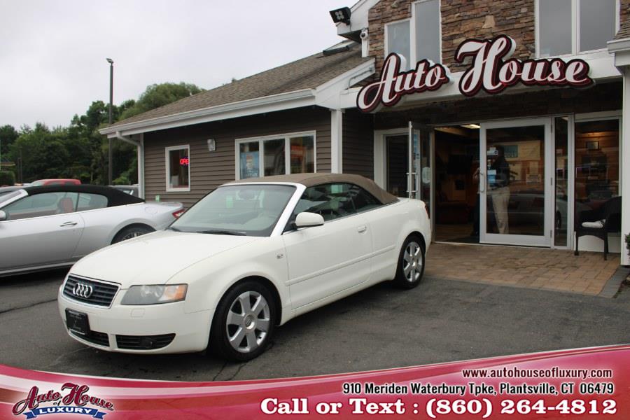 2004 Audi A4 2004 2dr Cabriolet 1.8T CVT, available for sale in Plantsville, Connecticut | Auto House of Luxury. Plantsville, Connecticut 2004 Audi A4 2004 2dr Cabriolet 1.8T CVT, available for sale in Plantsville, Connecticut | Auto House of Luxury. Plantsville, Connecticut