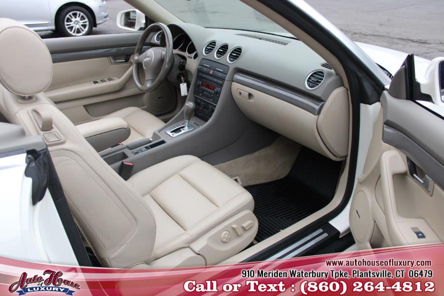 2004 Audi A4 2004 2dr Cabriolet 1.8T CVT, available for sale in Plantsville, Connecticut | Auto House of Luxury. Plantsville, Connecticut 2004 Audi A4 2004 2dr Cabriolet 1.8T CVT, available for sale in Plantsville, Connecticut | Auto House of Luxury. Plantsville, Connecticut