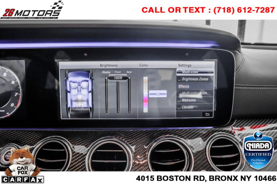 Used Mercedes-Benz E-Class AMG E 63 S 4MATIC+ Sedan 2019 | 26 Motors Corp. Bronx, New York Used Mercedes-Benz E-Class AMG E 63 S 4MATIC+ Sedan 2019 | 26 Motors Corp. Bronx, New York