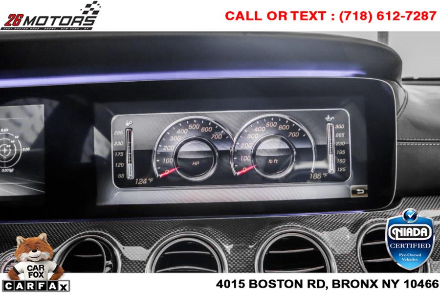 Used Mercedes-Benz E-Class AMG E 63 S 4MATIC+ Sedan 2019 | 26 Motors Corp. Bronx, New York Used Mercedes-Benz E-Class AMG E 63 S 4MATIC+ Sedan 2019 | 26 Motors Corp. Bronx, New York
