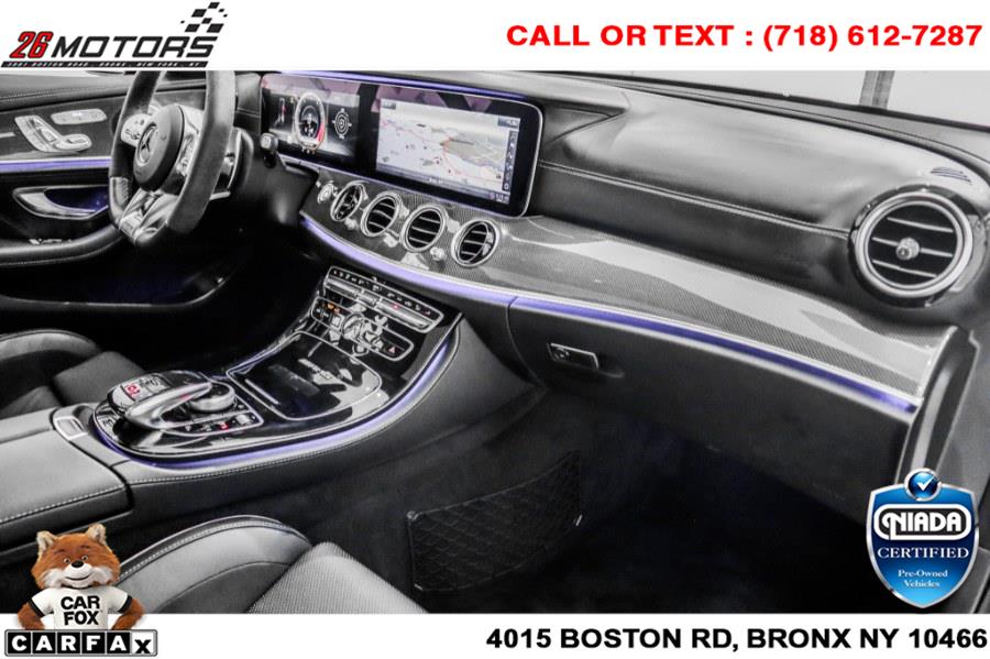 Used Mercedes-Benz E-Class AMG E 63 S 4MATIC+ Sedan 2019 | 26 Motors Corp. Bronx, New York Used Mercedes-Benz E-Class AMG E 63 S 4MATIC+ Sedan 2019 | 26 Motors Corp. Bronx, New York