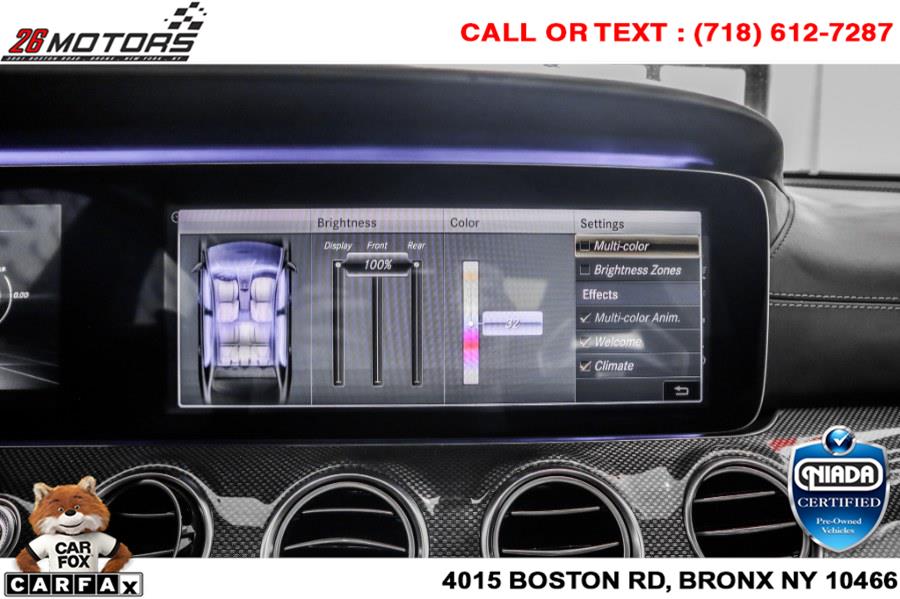 Used Mercedes-Benz E-Class AMG E 63 S 4MATIC+ Sedan 2019 | 26 Motors Corp. Bronx, New York Used Mercedes-Benz E-Class AMG E 63 S 4MATIC+ Sedan 2019 | 26 Motors Corp. Bronx, New York