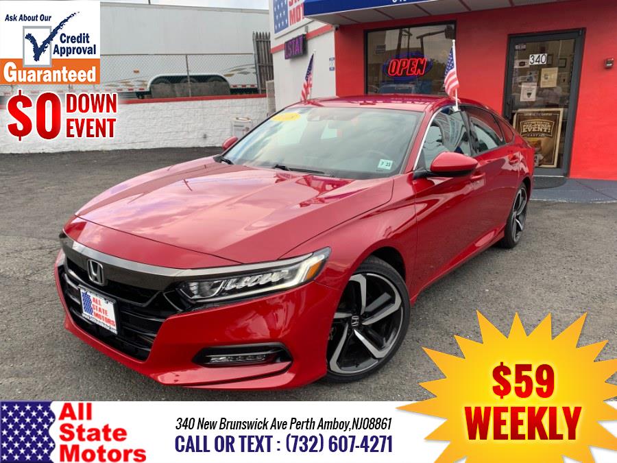 2018 Honda Accord Sedan Sport 1.5T CVT, available for sale in Perth Amboy, New Jersey | All State Motor Inc. Perth Amboy, New Jersey 2018 Honda Accord Sedan Sport 1.5T CVT, available for sale in Perth Amboy, New Jersey | All State Motor Inc. Perth Amboy, New Jersey