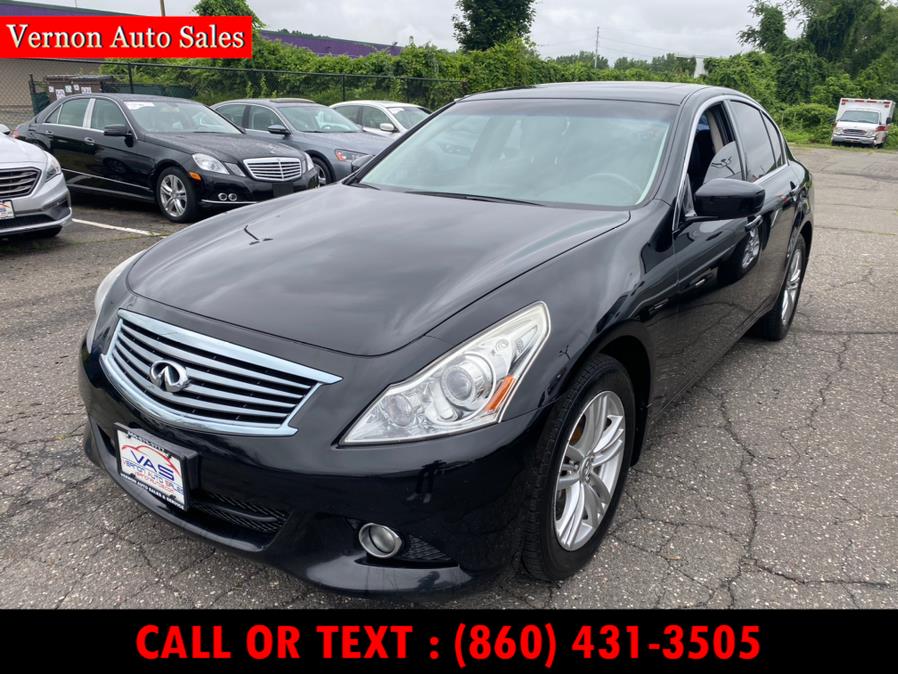 2013 Infiniti G37 Sedan 4dr x AWD, available for sale in Manchester, Connecticut | Vernon Auto Sale & Service. Manchester, Connecticut