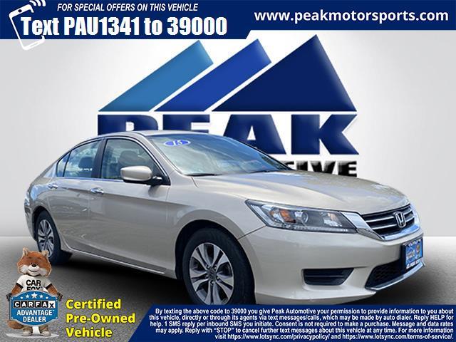 Used Honda Accord Sedan 4dr I4 CVT LX 2015 | Peak Automotive Inc.. Bayshore, New York Used Honda Accord Sedan 4dr I4 CVT LX 2015 | Peak Automotive Inc.. Bayshore, New York