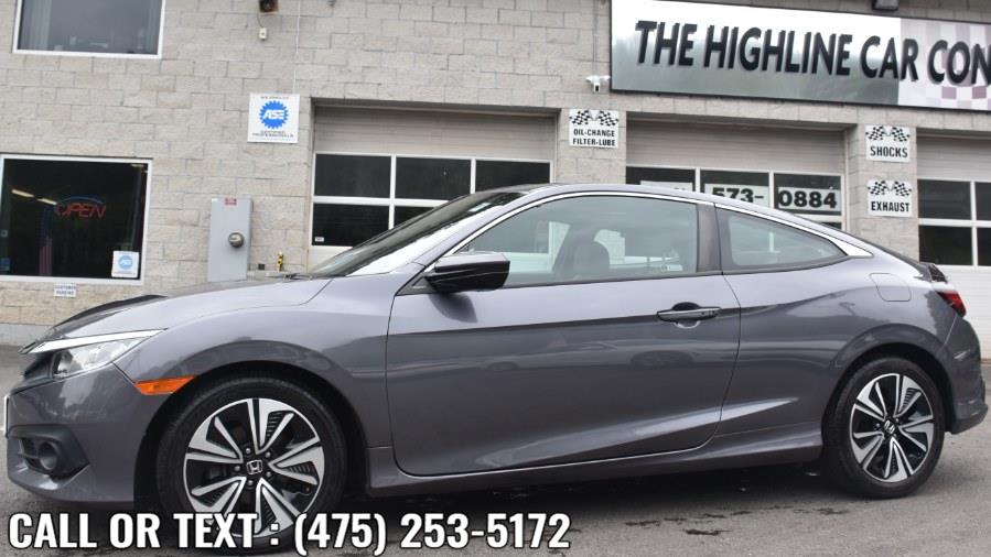 Used Honda Civic Coupe EX-T CVT 2018 | Highline Car Connection. Waterbury, Connecticut Used Honda Civic Coupe EX-T CVT 2018 | Highline Car Connection. Waterbury, Connecticut