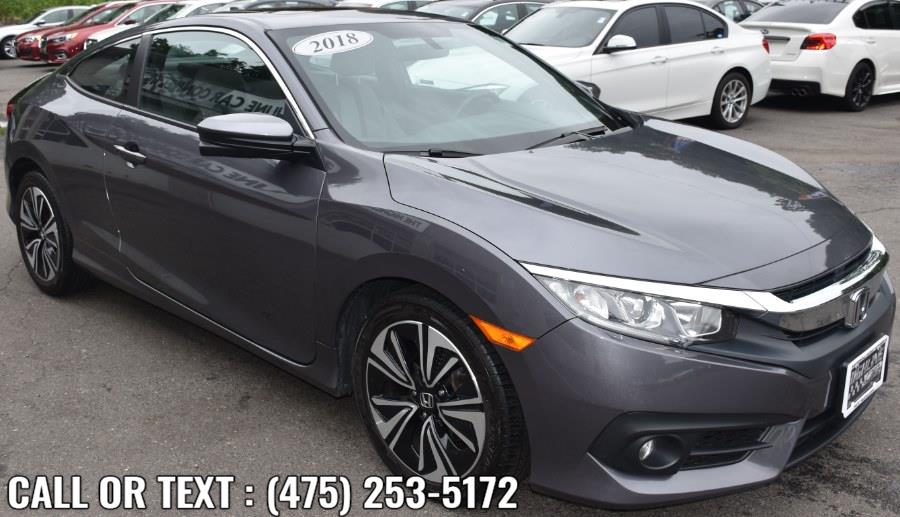 Used Honda Civic Coupe EX-T CVT 2018 | Highline Car Connection. Waterbury, Connecticut Used Honda Civic Coupe EX-T CVT 2018 | Highline Car Connection. Waterbury, Connecticut