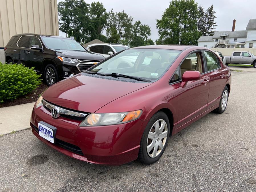 2008 Honda Civic Sdn 4dr Auto LX, available for sale in East Windsor, Connecticut | Century Auto And Truck. East Windsor, Connecticut