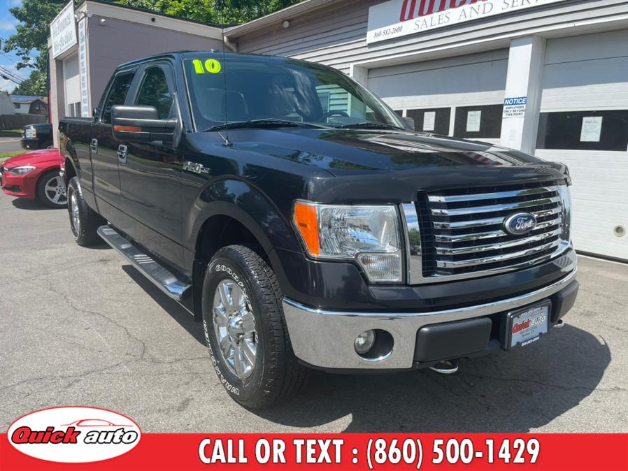 2010 Ford F-150 4WD SuperCrew 145" XLT, available for sale in Bristol, Connecticut | Quick Auto LLC. Bristol, Connecticut