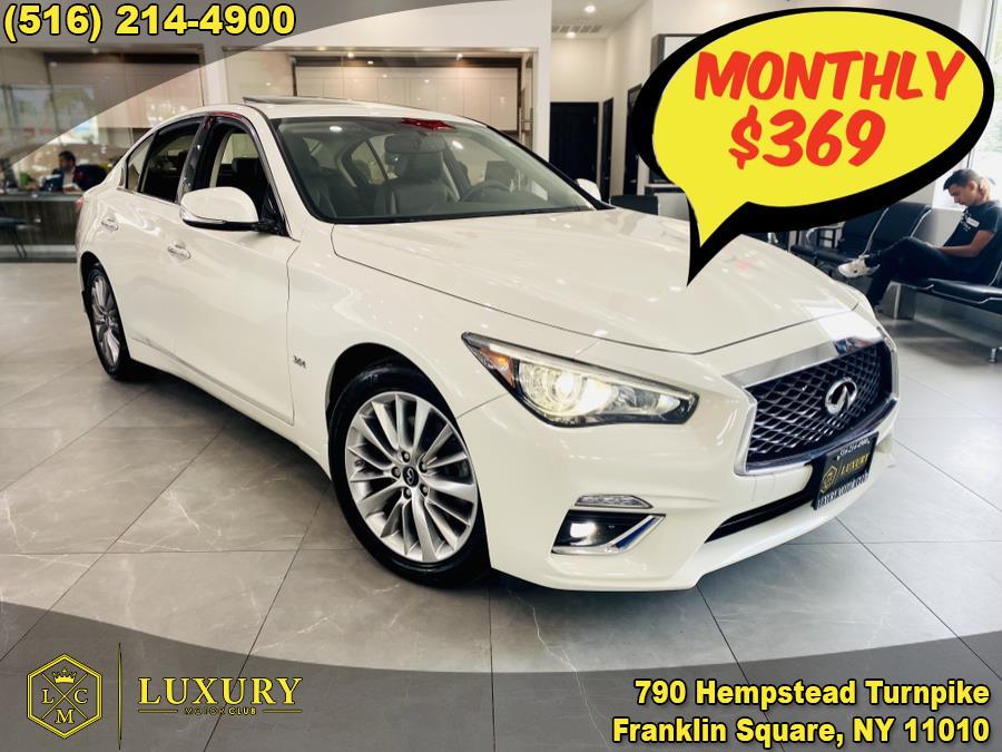 2018 INFINITI Q50 3.0t LUXE AWD, available for sale in Franklin Square, New York | Luxury Motor Club. Franklin Square, New York