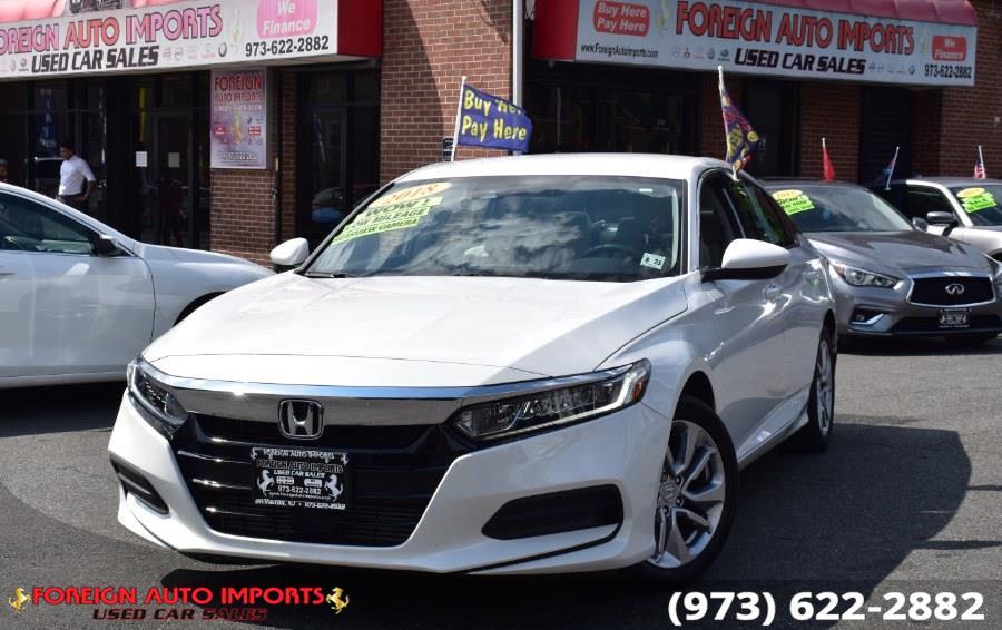 2018 Honda Accord Sedan LX 1.5T CVT, available for sale in Irvington, New Jersey | Foreign Auto Imports. Irvington, New Jersey