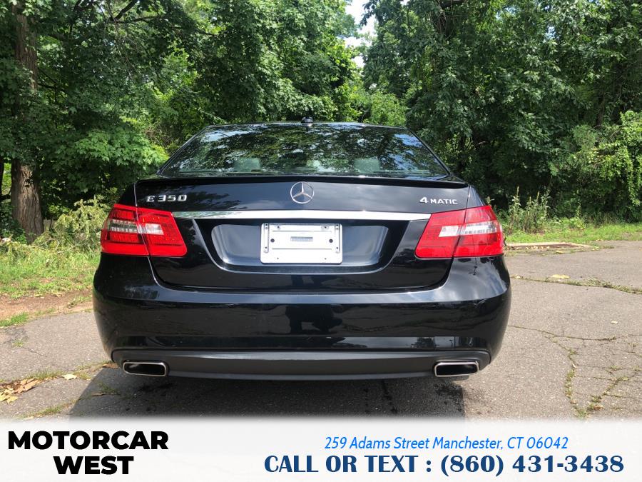 Used Mercedes-Benz E-Class 4dr Sdn E350 Sport 4MATIC 2012 | Motorcar West. Manchester, Connecticut Used Mercedes-Benz E-Class 4dr Sdn E350 Sport 4MATIC 2012 | Motorcar West. Manchester, Connecticut