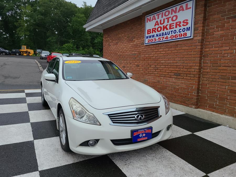2010 Infiniti G37 Sedan 4dr x AWD, available for sale in Waterbury, Connecticut | National Auto Brokers, Inc.. Waterbury, Connecticut
