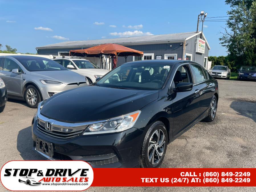 2017 Honda Accord Sedan LX CVT, available for sale in East Windsor, Connecticut | Stop & Drive Auto Sales. East Windsor, Connecticut