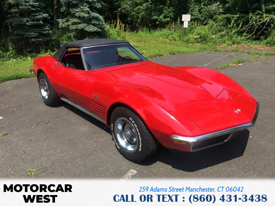 Used Chevrolet Corvette 2dr 1972 | Motorcar West. Manchester, Connecticut Used Chevrolet Corvette 2dr 1972 | Motorcar West. Manchester, Connecticut