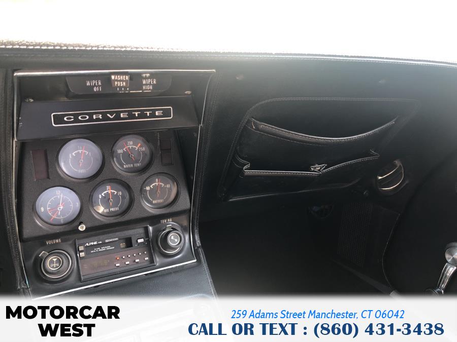 Used Chevrolet Corvette 2dr 1972 | Motorcar West. Manchester, Connecticut Used Chevrolet Corvette 2dr 1972 | Motorcar West. Manchester, Connecticut