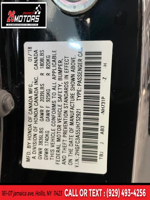 Used Honda Civic Si Coupe Si Manual 2018 | Jamaica 26 Motors. Hollis, New York Used Honda Civic Si Coupe Si Manual 2018 | Jamaica 26 Motors. Hollis, New York