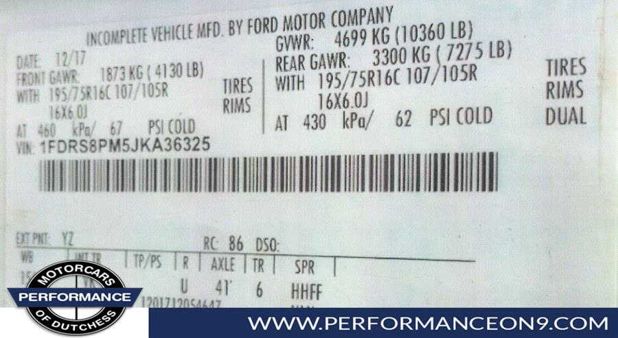 2018 Ford Transit Cutaway T-350 DRW 156" WB 10360 GVWR, available for sale in Wappingers Falls, New York | Performance Motor Cars. Wappingers Falls, New York 2018 Ford Transit Cutaway T-350 DRW 156" WB 10360 GVWR, available for sale in Wappingers Falls, New York | Performance Motor Cars. Wappingers Falls, New York
