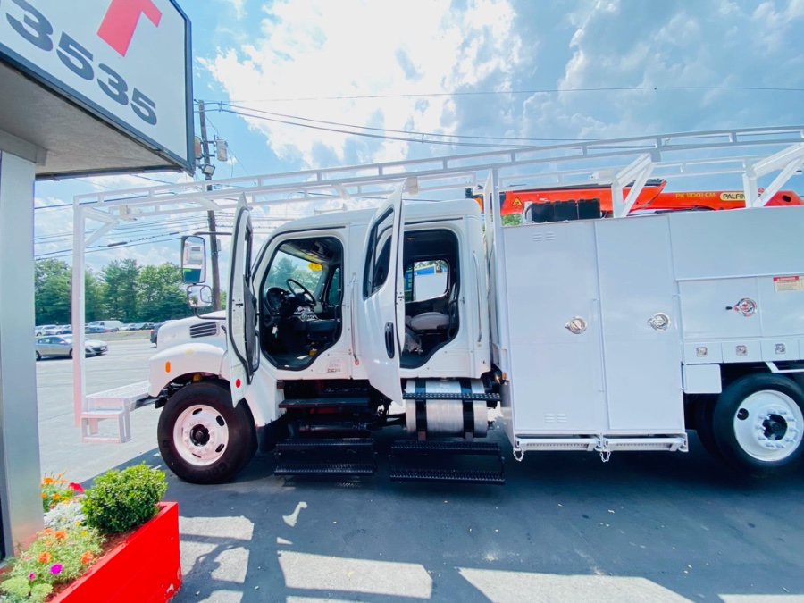 2010 Freightliner M2 CREW CAB PALFINGER PK 11001 CRANE UTILITY MECHANIC, available for sale in South Amboy, New Jersey | NJ Truck Spot. South Amboy, New Jersey 2010 Freightliner M2 CREW CAB PALFINGER PK 11001 CRANE UTILITY MECHANIC, available for sale in South Amboy, New Jersey | NJ Truck Spot. South Amboy, New Jersey