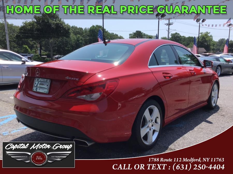 Used Mercedes-Benz CLA-Class 4dr Sdn CLA 250 4MATIC 2015 | Capital Motor Group Inc. Medford, New York Used Mercedes-Benz CLA-Class 4dr Sdn CLA 250 4MATIC 2015 | Capital Motor Group Inc. Medford, New York
