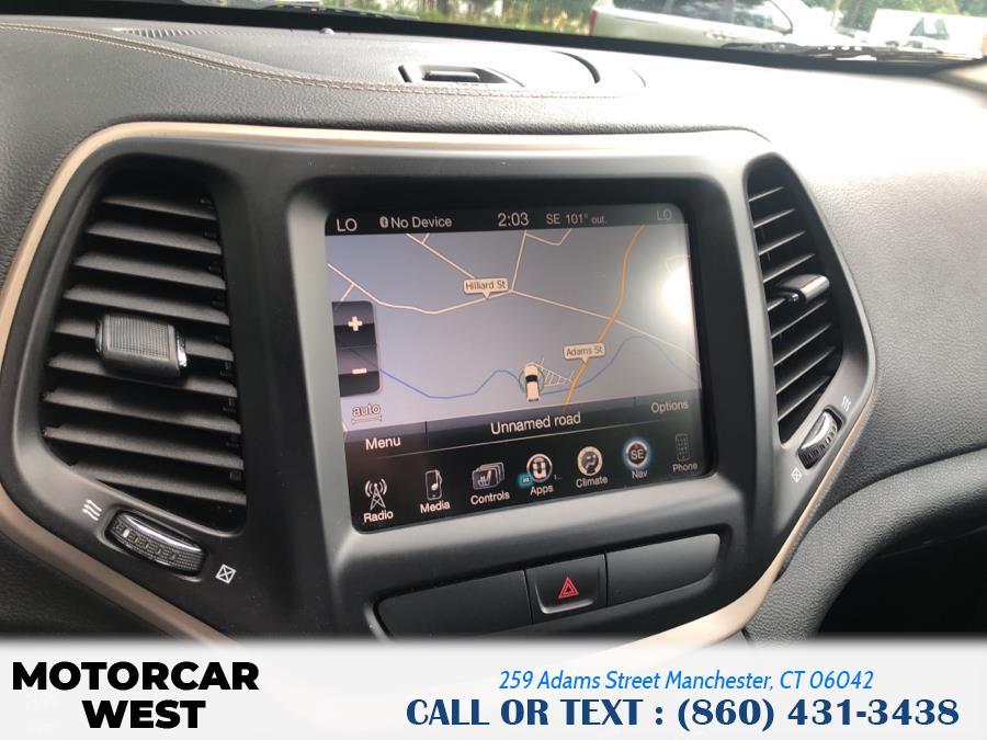 Used Jeep Cherokee 4WD 4dr Limited 2015 | Motorcar West. Manchester, Connecticut Used Jeep Cherokee 4WD 4dr Limited 2015 | Motorcar West. Manchester, Connecticut